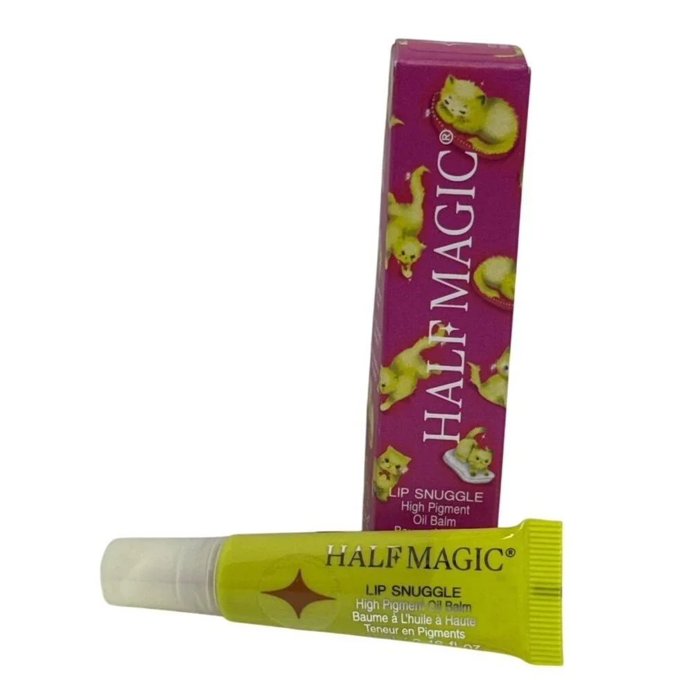 Half Magic Lip Snuggle Kitten Pounce High Pigment Oil Balm Hydrating Glossy Tint